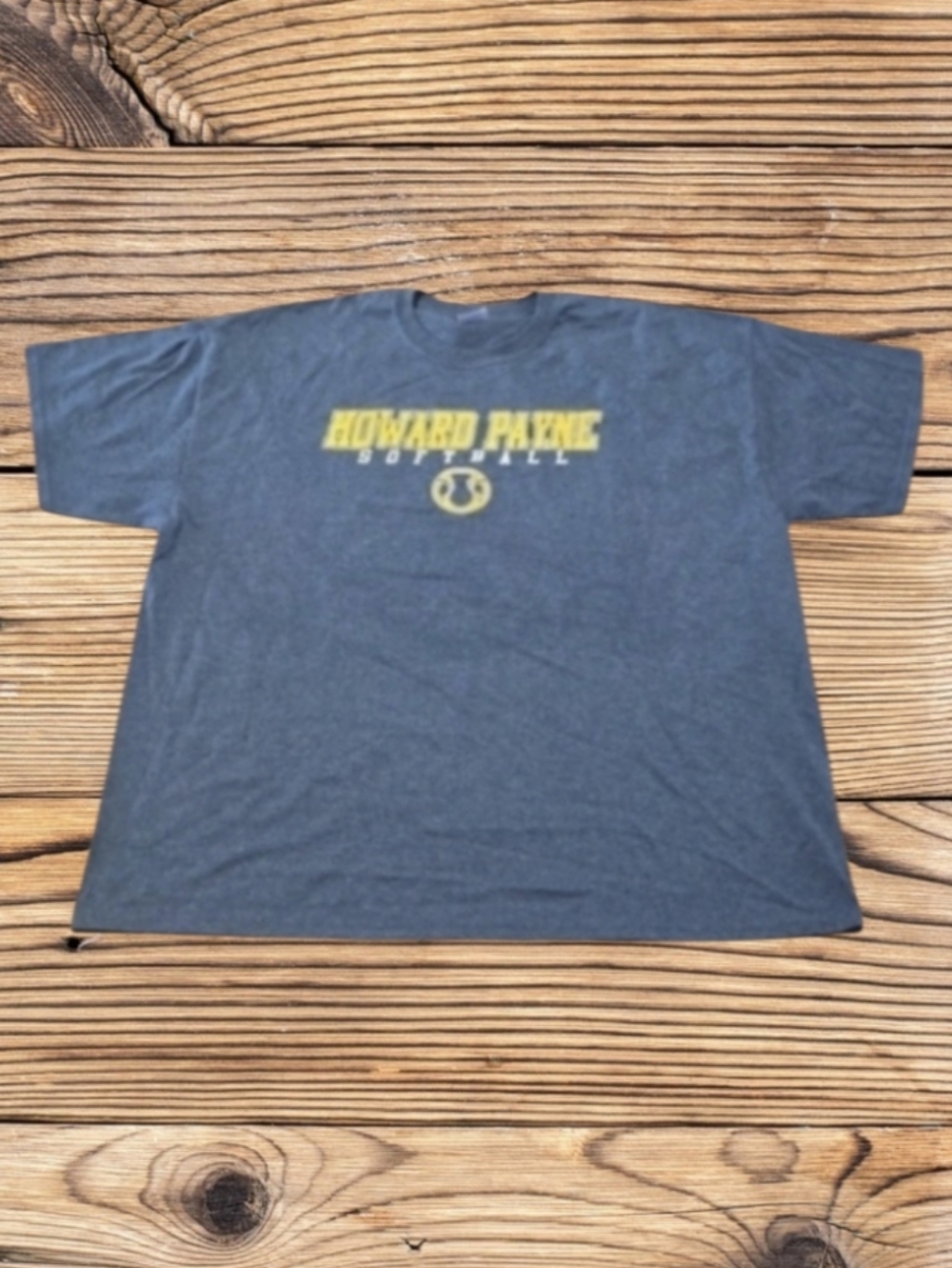 (TUB 39) UNISEX PLUS SIZE 2XL HOWARD PAYNE SOFTBALL SHIRT
